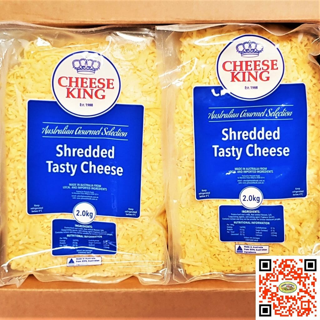 Tasty Cheese Fine Shredded, 2kg Bag *BEST QUALITY* *BEST FLAVOUR